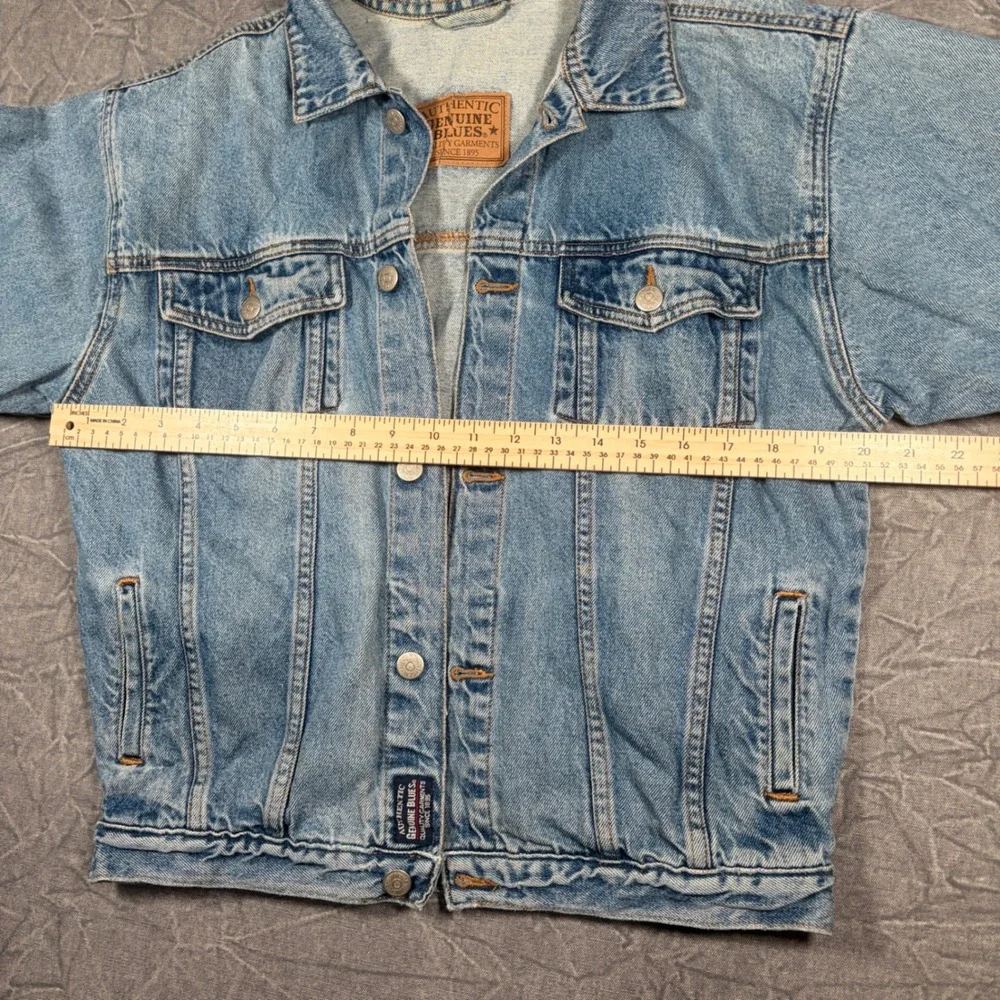 Vintage OshKosh Genuine Blues Denim Jacket Kids L 12